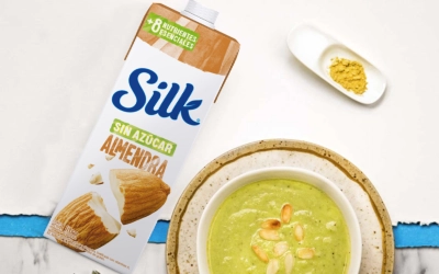 Crema de espárragos con Silk
