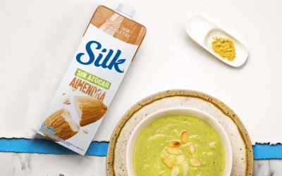 Crema de espárragos con Silk