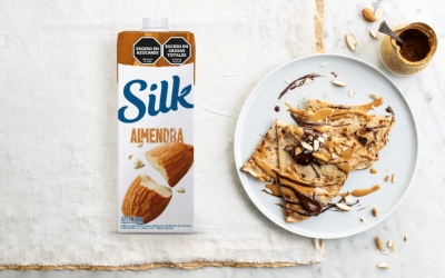 Crepes veganos de almendra y chocolate