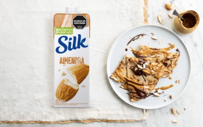 Crepes veganos de almendra y chocolate