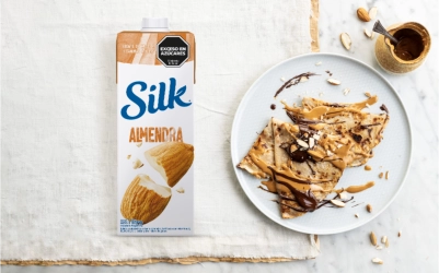 Crepes veganos de almendra y chocolate